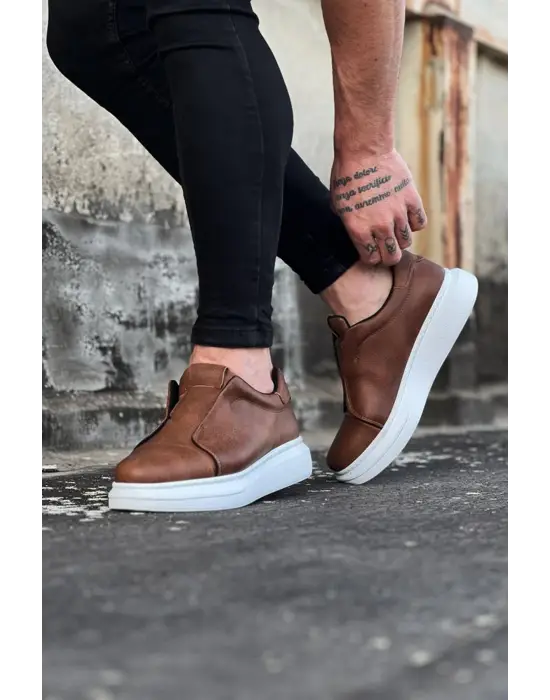 Omarı Şık Taba Renkli Erkek Günlük Ayakkabı