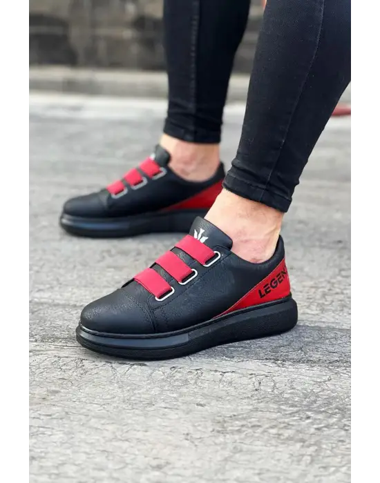 Kırmızı Kalın Taban Casual Erkek Ayakkabı