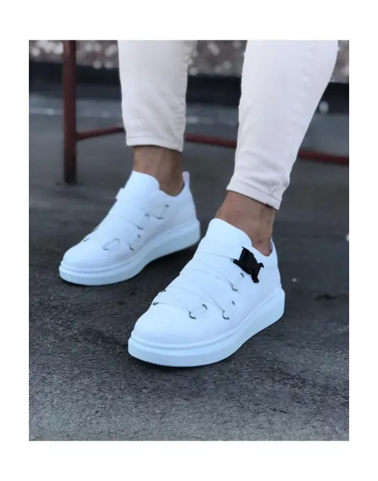 Benorra WG033 Beyaz Erkek Yüksek Taban  Ayakkabı