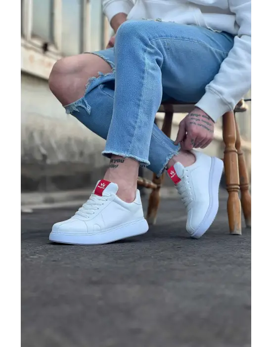 Omarı Beyaz Erkek Casual Ayakkabı