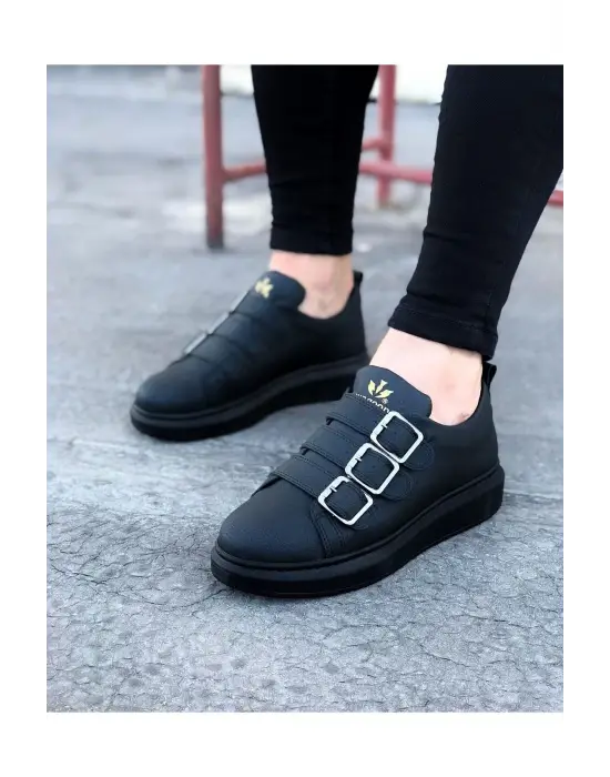 Trend Tokalı Kalın Taban Ayakkabı