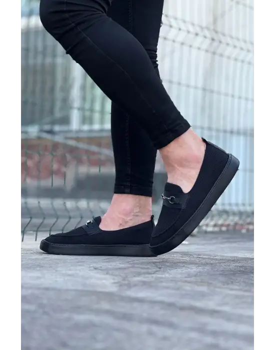 Omarı Kömür Triko Babet Erkek Casual Ayakkabı