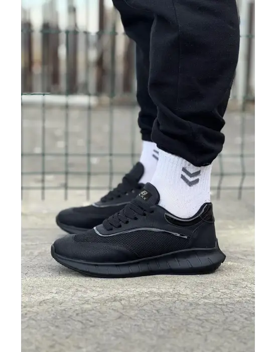 Omarı Kömür Rengi Erkek Spor Ayakkabı