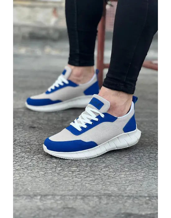 Modern Bej Sax Triko Spor Ayakkabı