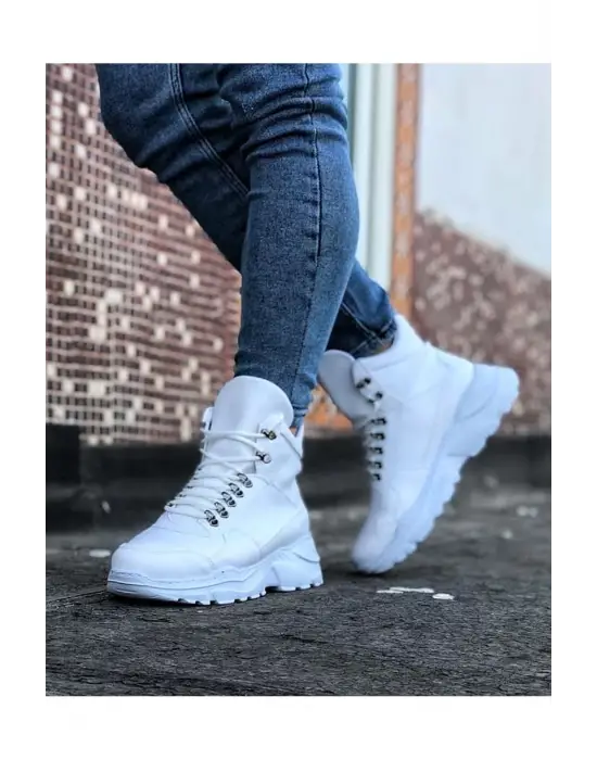 Omarı Uzun Bağcıklı Beyaz Bot