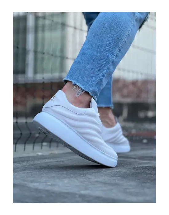 Omarı Beyaz Cilt Erkek Casual Ayakkabı