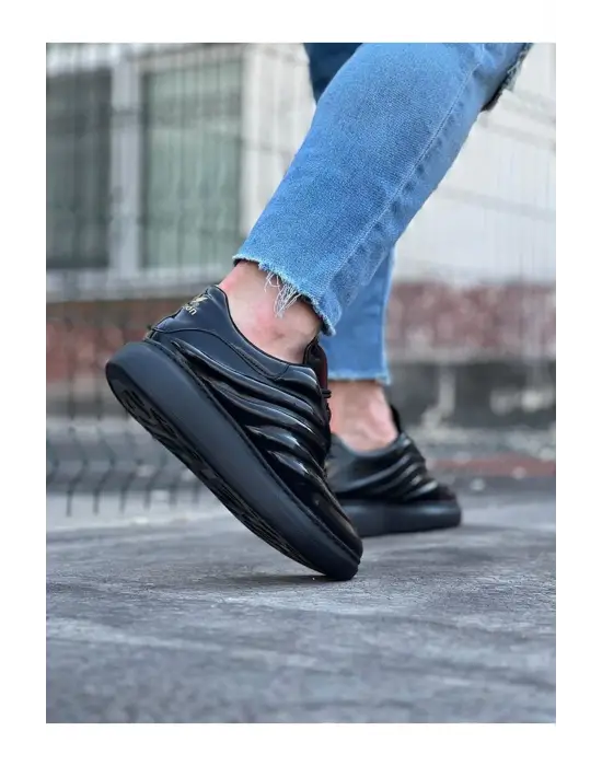 Omarı Kömür Rugan Erkek Casual Ayakkabı