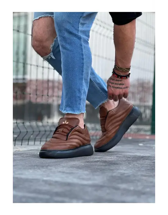 Omarı Trendsetter Taba Siyah Erkek Casual Ayakkabı