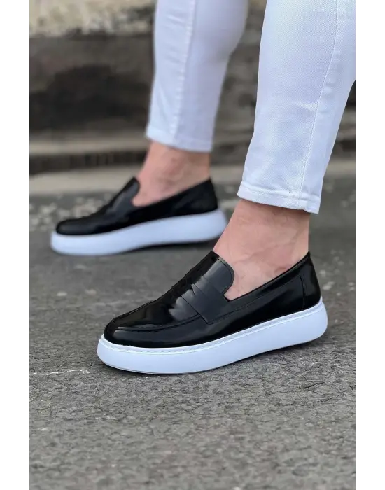 Omarı Siyah Rugan Erkek Casual Ayakkabı