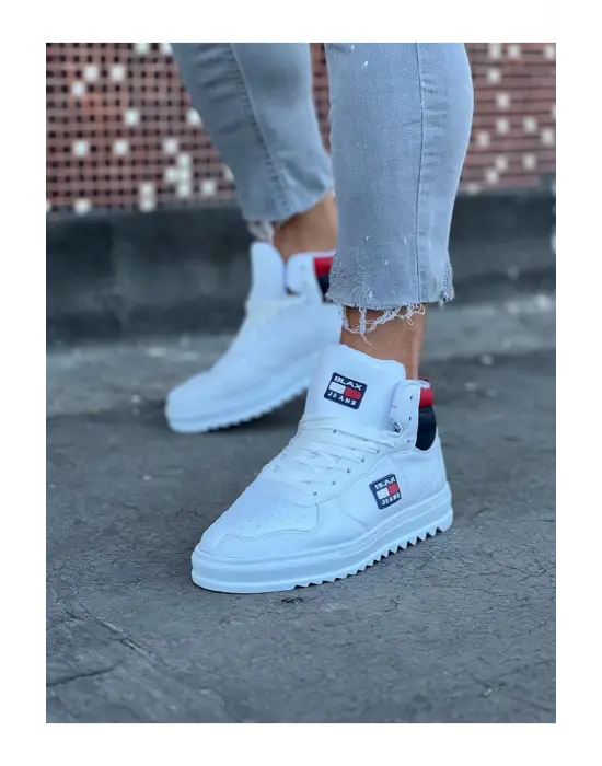 Omarı WG220 Beyaz Erkek Yarım Bilek Bot