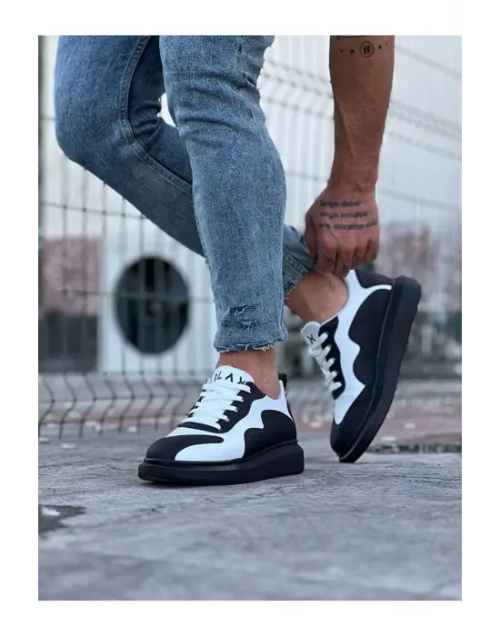 Omarı Kömür Beyaz Erkek Casual Ayakkabı