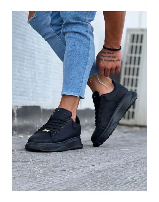 Omarı Modern ve Şık Erkek Yüksek Taban Ayakkabı