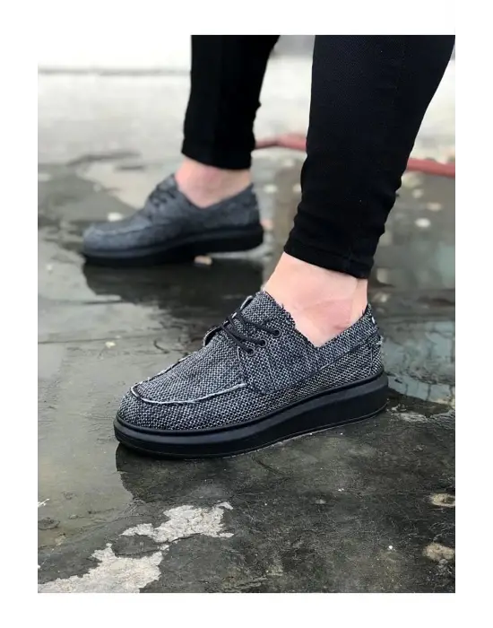 Omarı Gri Kömür Erkek Günlük Ayakkabı