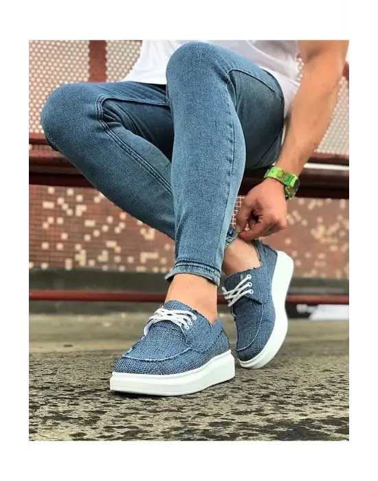 Omarı Rahat ve Şık Kot Erkek Günlük Ayakkabı