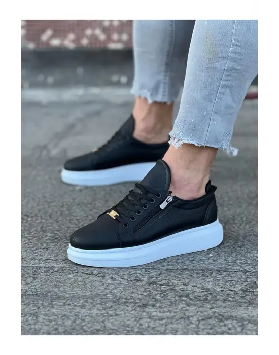 Omarı Siyah Erkek Günlük Ayakkabı - Şık ve Rahat Tasarım