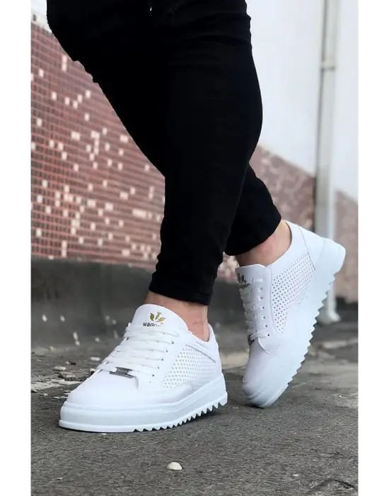 Trend Beyaz Erkek Ayakkabı