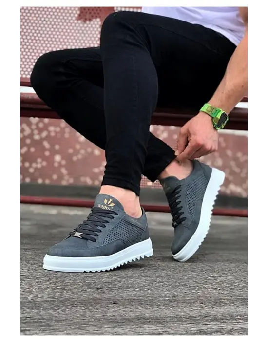 Modern Gri Erkek Günlük Ayakkabı