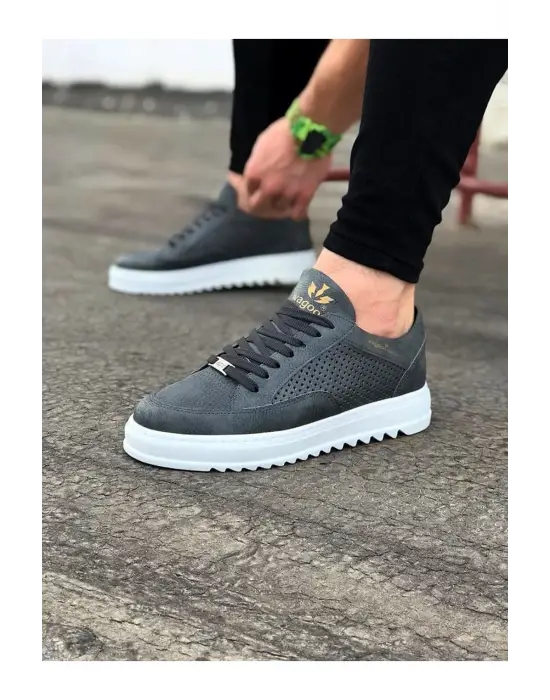 Modern Gri Erkek Günlük Ayakkabı