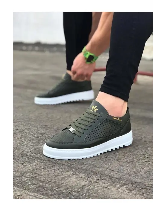 Omarı Rahat ve Şık Haki Erkek Günlük Ayakkabı