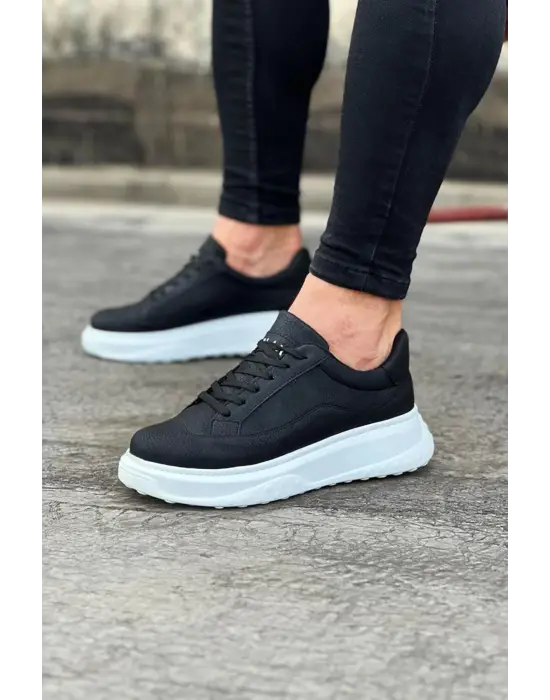 Omarı Siyah Deri Erkek Ayakkabı - Kalite ve Şıklığı Bir Arada Yaşayın