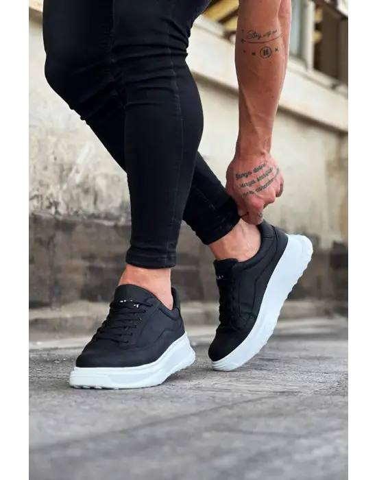 Omarı Siyah Deri Erkek Ayakkabı - Kalite ve Şıklığı Bir Arada Yaşayın