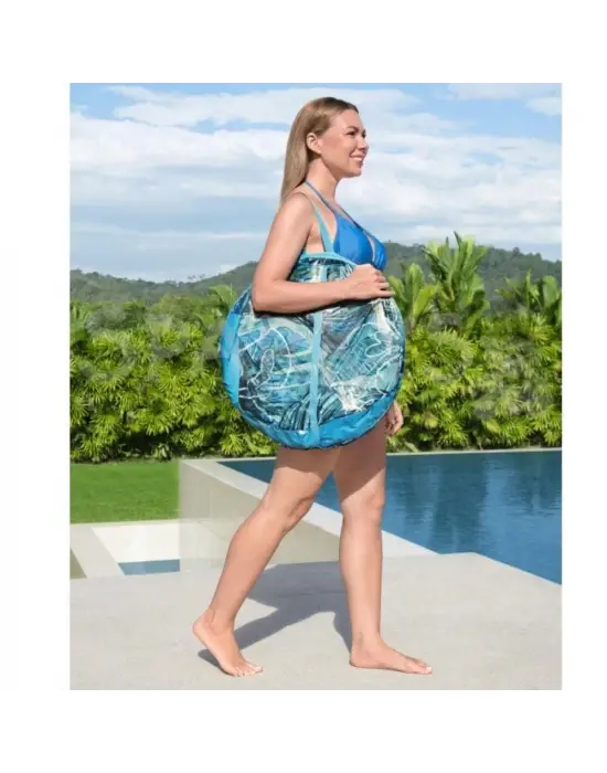 Omarı Kumaş Bardaklıklı Fileli Yatak - Büyük Boy