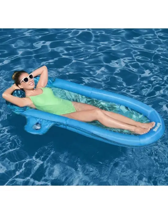 Omarı Kumaş Bardaklıklı Fileli Yatak - Büyük Boy