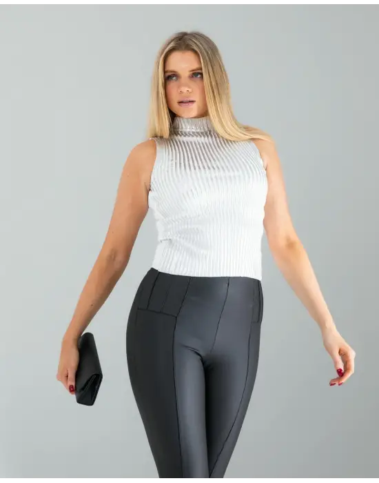 Göz Alıcı Varaklı Triko