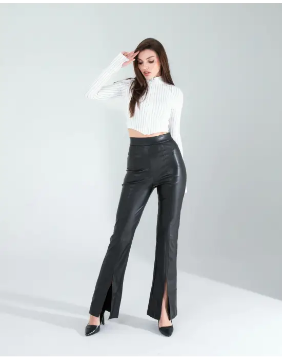 Zarif Parmak Geçmeli Crop