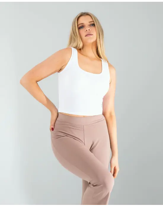 Minimal Kare Yaka Bluz