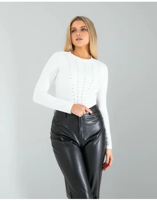 Göz Alıcı Taşlı Body