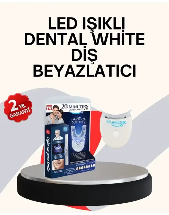 Beyazlatma Kalemli Led Diş Parlatma Seti