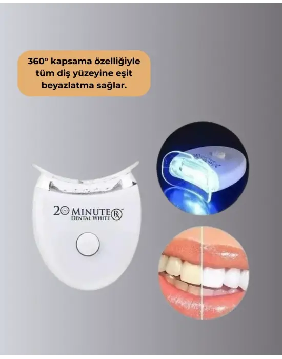 Beyazlatma Kalemli Led Diş Parlatma Seti