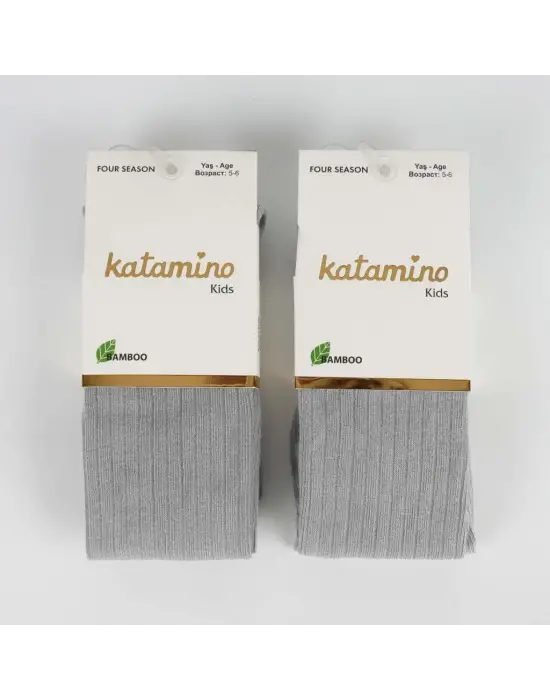 Beyza Kız Bambu Külotlu 1-5 Yaş  Gri