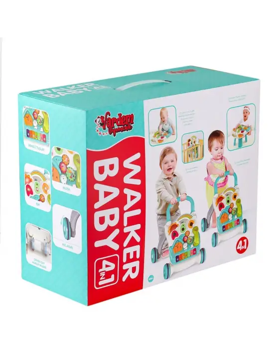 Omarı Çocuklar İçin Eğlenceli 4IN1 Pianolu Yürüme Arkadaşı