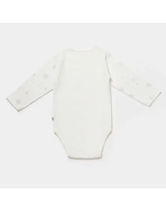 Bibaby Biorganic Koala Jungle Uzun Kol Bebek Body 56973 Gri