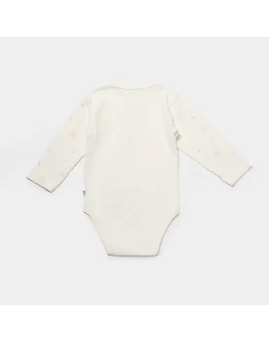Bibaby Biorganic Koala Jungle Uzun Kol Bebek Body 56973 Pembe