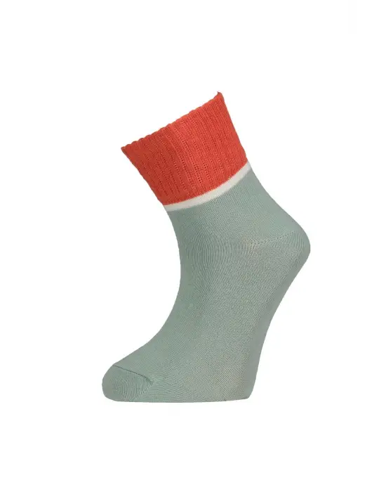 Omarı Organik Kısa Soket Çorap - Yeşil Seçenekleriyle