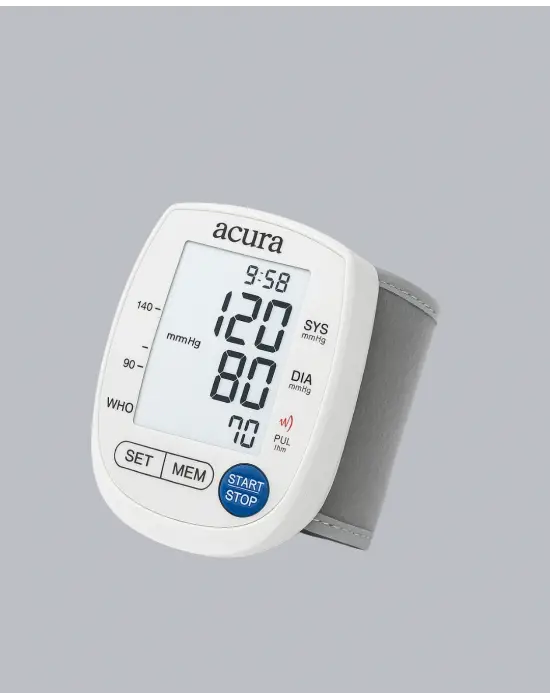 Bilekten Dijital Tansiyon Aleti Hem Pilli Hem Şarjlı Hafızalı