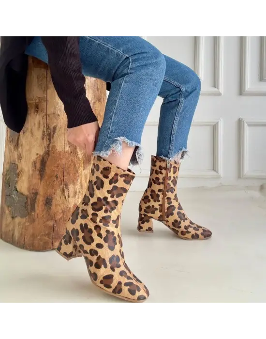 Sofistike Streç Topuklu Bot