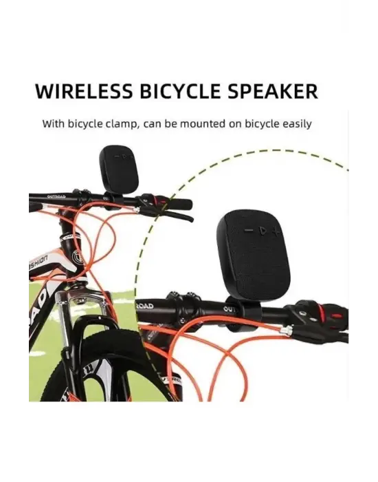 Bisiklet Motorsiklet Gidon Kemer Aparatlı Hafıza Kartı Usb Girişli Bluetooth Hoparlör