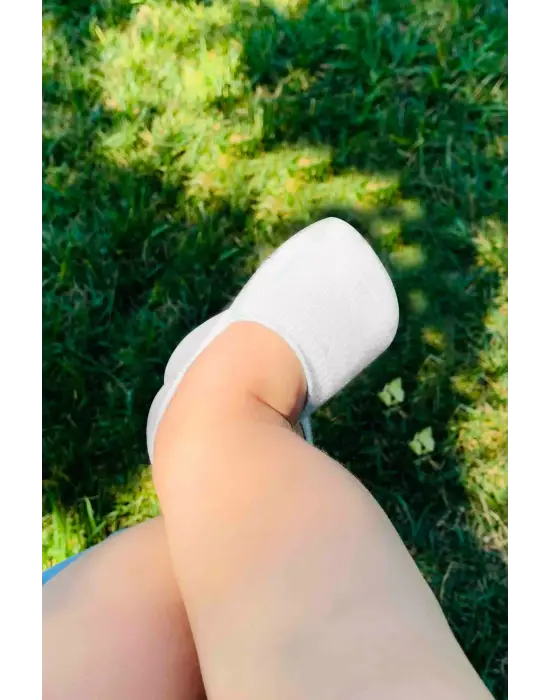 Bistyle 2li Penye Babet Silikonlu Basic Çorap 30104 Ekru Ekru