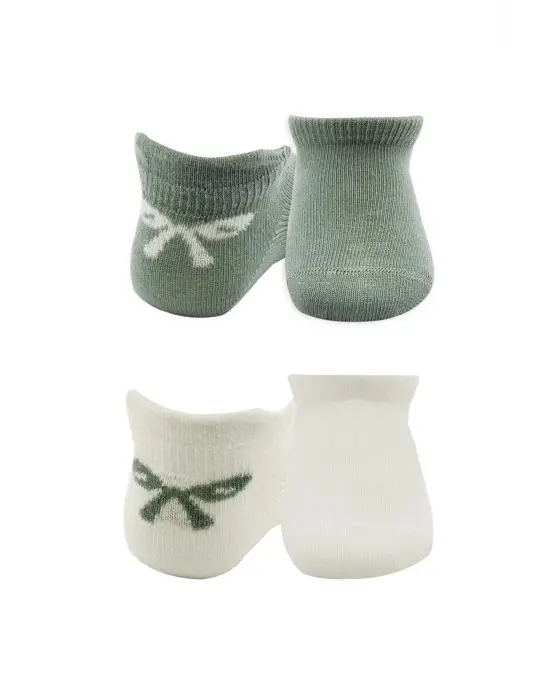 Omarı Gülen Yüz Desenli Penye Çorap Seti