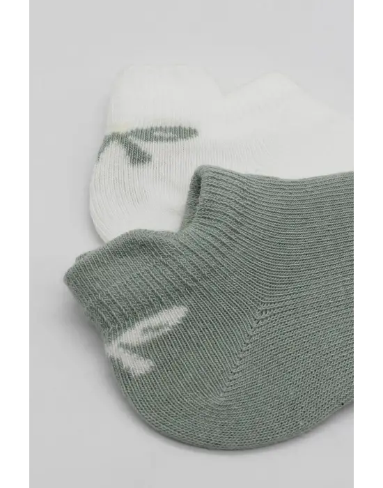 Omarı Gülen Yüz Desenli Penye Çorap Seti