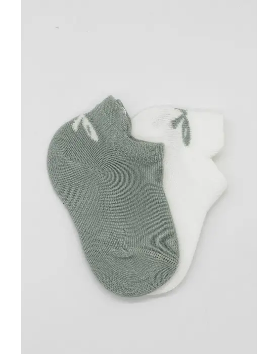 Omarı Gülen Yüz Desenli Penye Çorap Seti