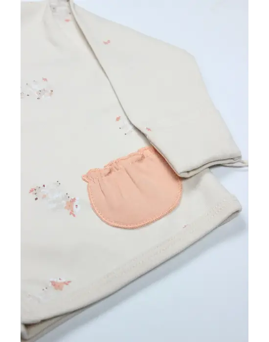 Bistyle 3Lü Zıbın Takım Fluffy And Lovely 13106 Bej