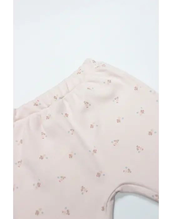 Bistyle 3Lü Zıbın Takım Grow İn Love 13102 Pembe Ekru