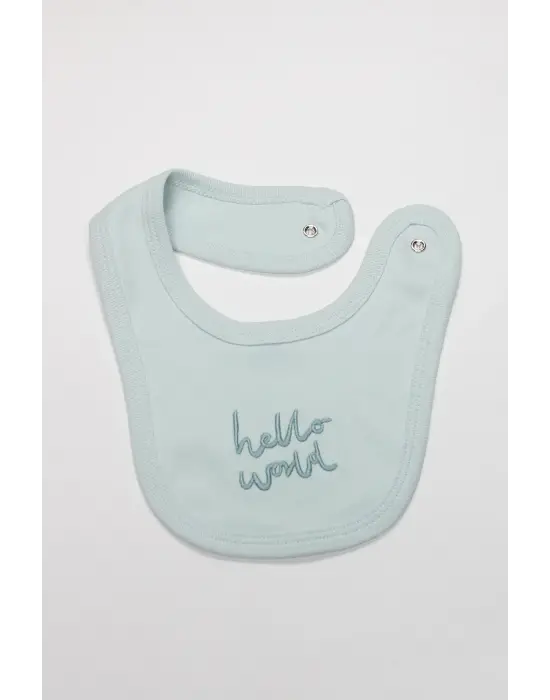 Bistyle 3lü Zıbın Takım Hello World 13105 Mint