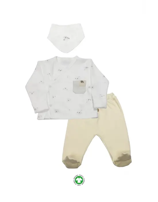 Bistyle 3lü Zıbın Takım Lıttle Koala 13109 Gri