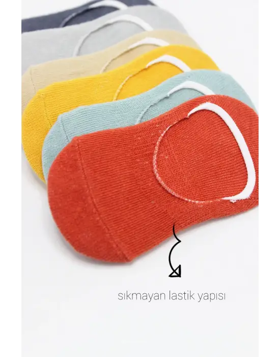 Bistyle 6lı Mix Babet Çorap 30101 Kiremit
